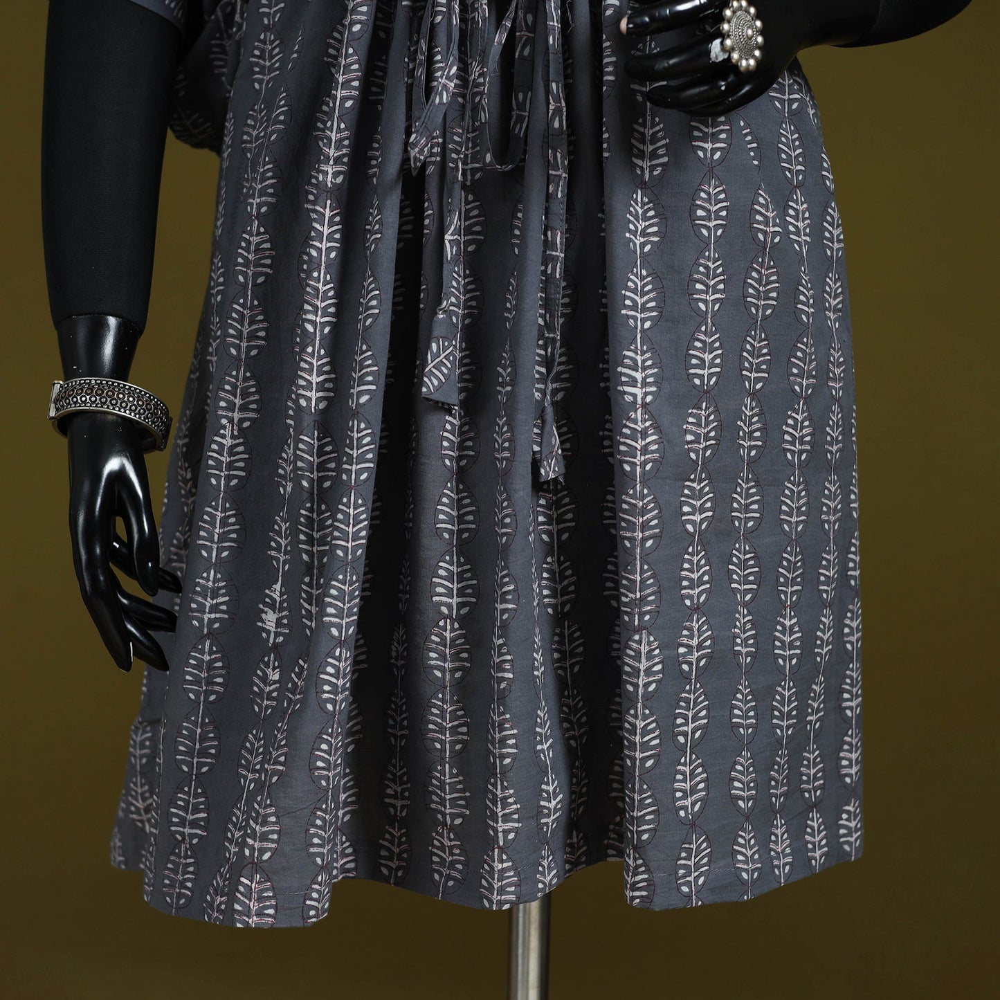 Natural dyed hand akola cotton medium kaftan 76