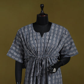 Natural dyed hand akola cotton medium kaftan 76