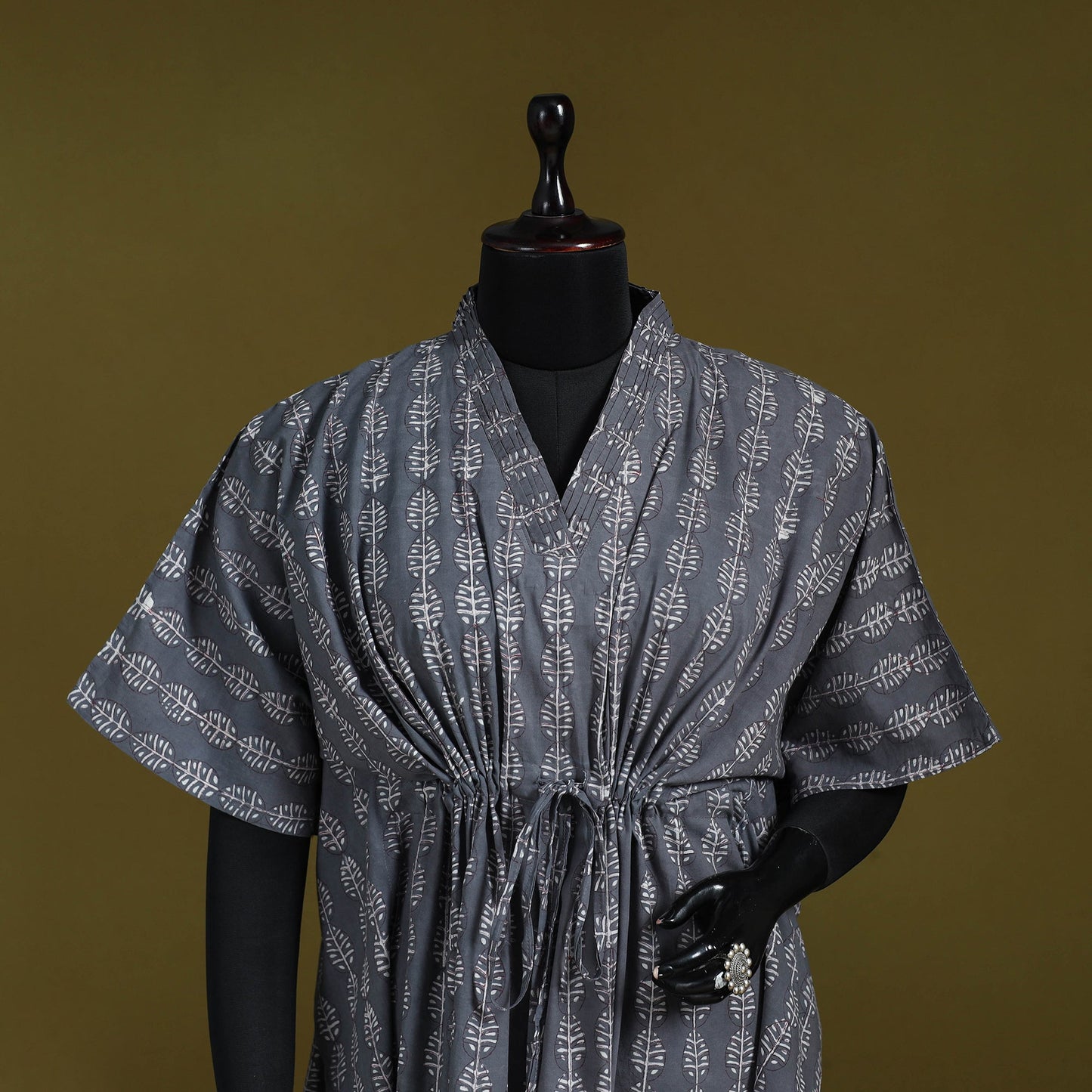 Natural dyed hand akola cotton medium kaftan 84