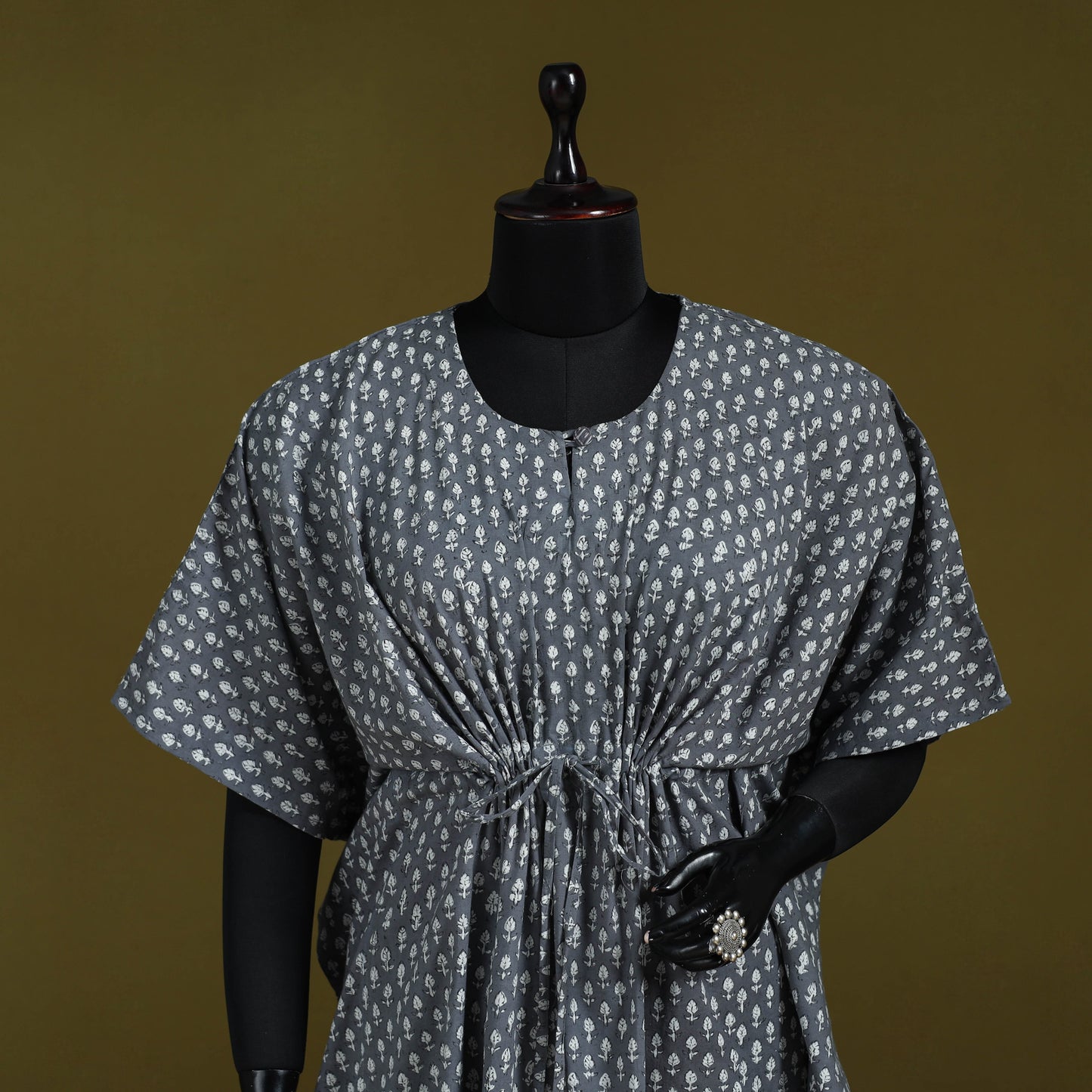 Natural dyed hand akola cotton medium kaftan 88