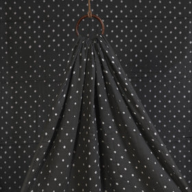 Grey - natural dyed kutch tie-dye mul cotton bandhani