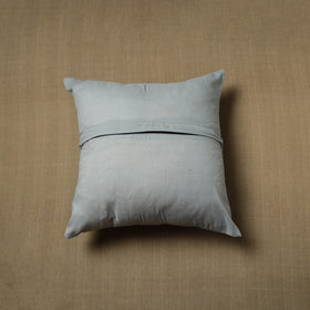 Grey Patchwork Kanchipuram Cushion Covers