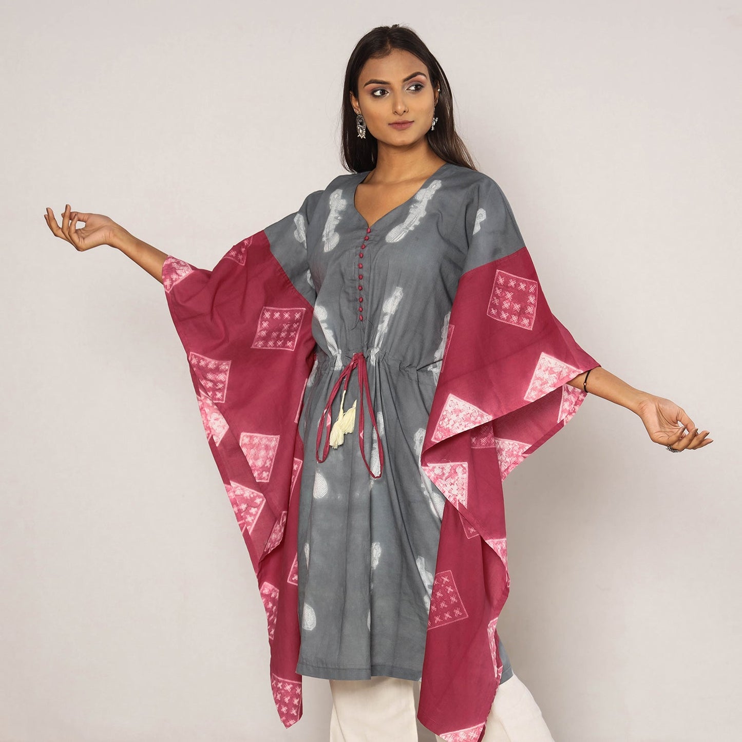  Shibori kaftan