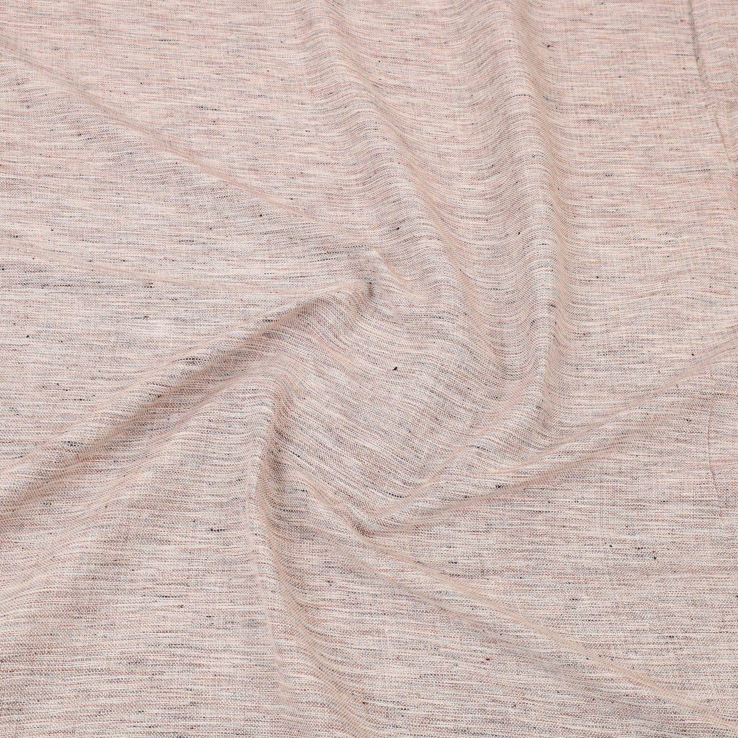 Grey - plain cotton double handloom bed cover (98 x 90 in)