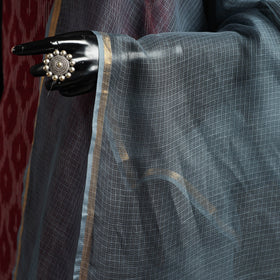 Plain cotton kota doria dupatta 20 - handcrafted