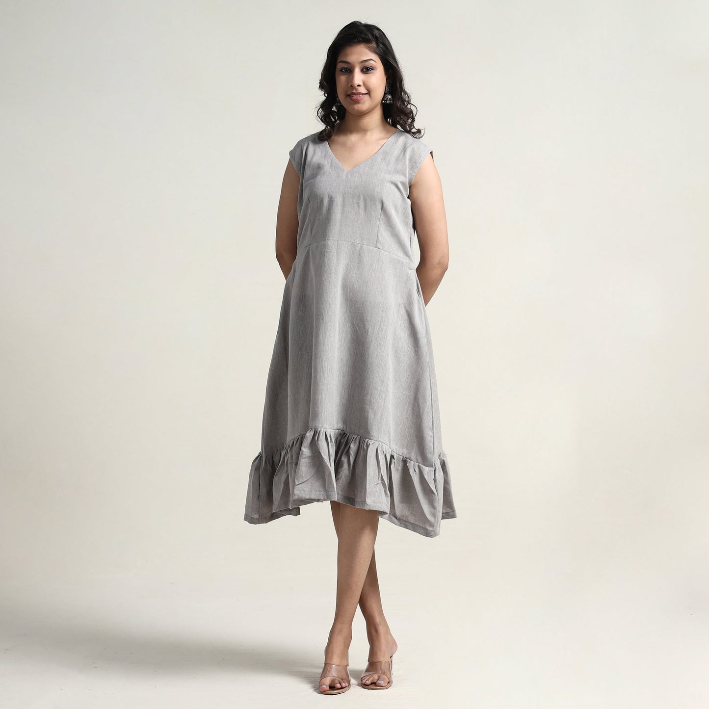 plain cotton dress