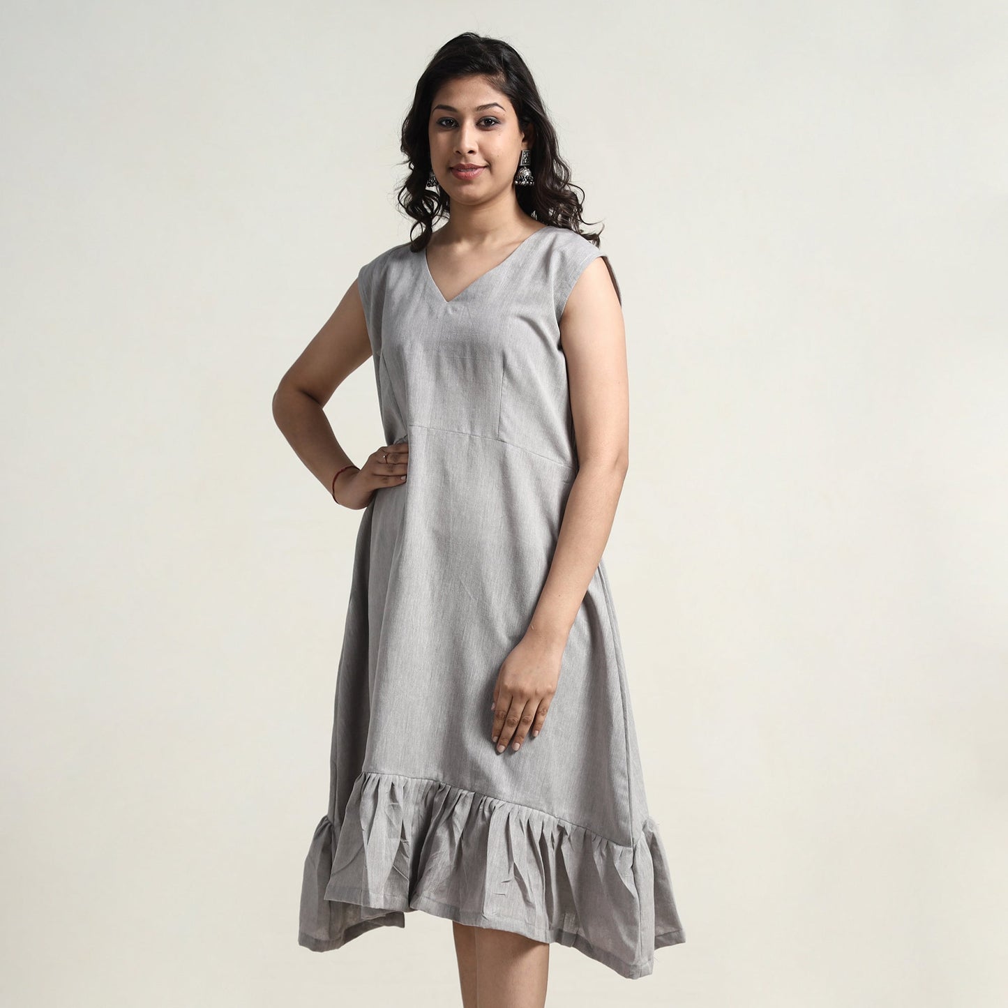plain cotton dress