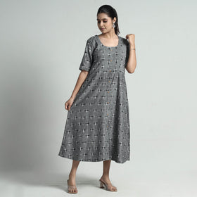 Buy Pochampally Double Ikat Weave Cotton Dress Online l iTokri.com