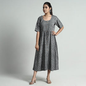 Buy Pochampally Double Ikat Weave Cotton Dress Online l iTokri.com
