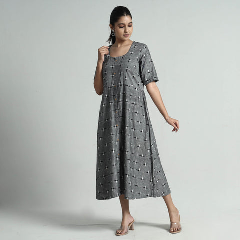 Buy Pochampally Double Ikat Weave Cotton Dress Online l iTokri.com