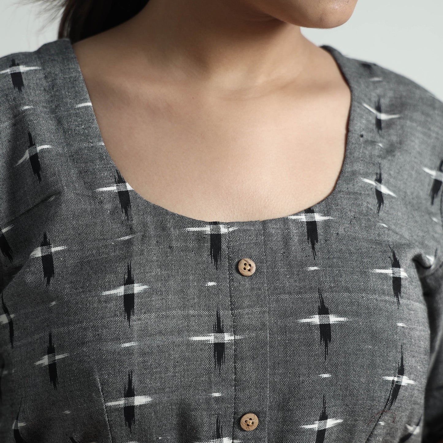 Buy Pochampally Double Ikat Weave Cotton Dress Online l iTokri.com