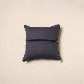 Grey - pochampally ikat cotton cushion cover 06