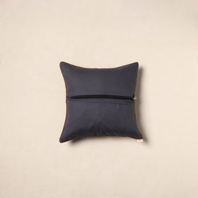 Grey - pochampally ikat cotton cushion cover 07