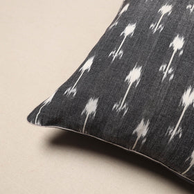 Grey - pochampally ikat cotton cushion cover 14