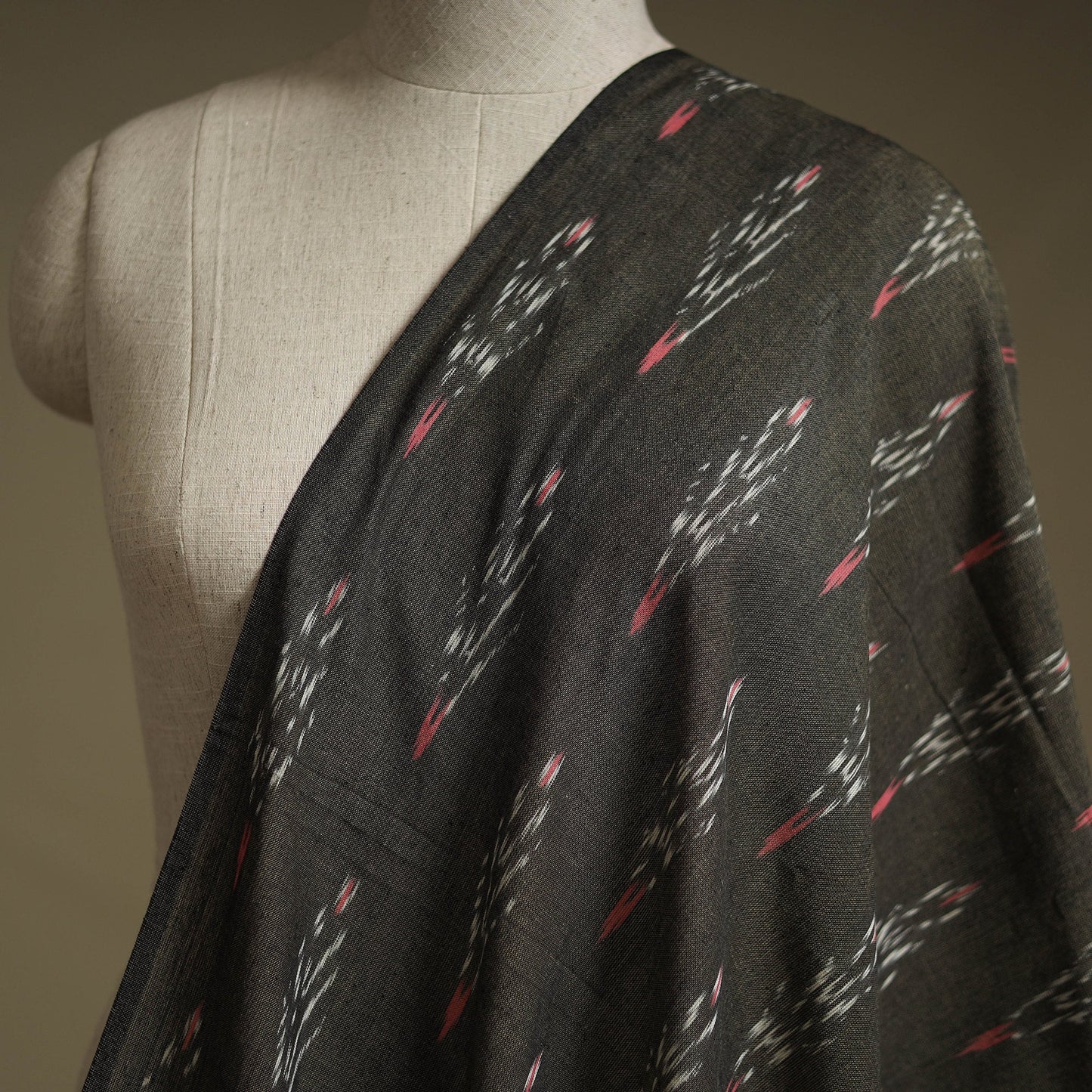 Pochampally ikat cotton fabric 07 - handcrafted