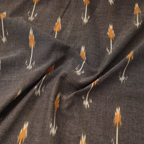 Grey Pochampally Ikat Cotton Fabric