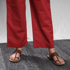 Buy Pochampally Ikat Weave Cotton Kurta with Palazzo & Dupatta Set Online l iTokri.com