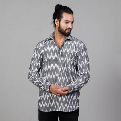  Pochampally Ikat men shirt 