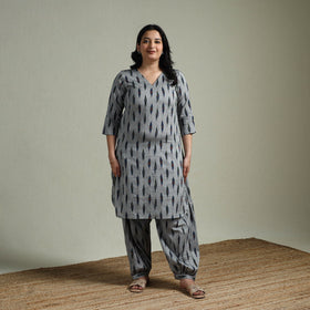 Pochampally ikat cotton co-ord set for women 12