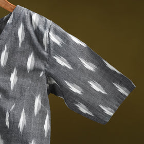 Pochampally ikat cotton readymade blouse 14 - handcrafted