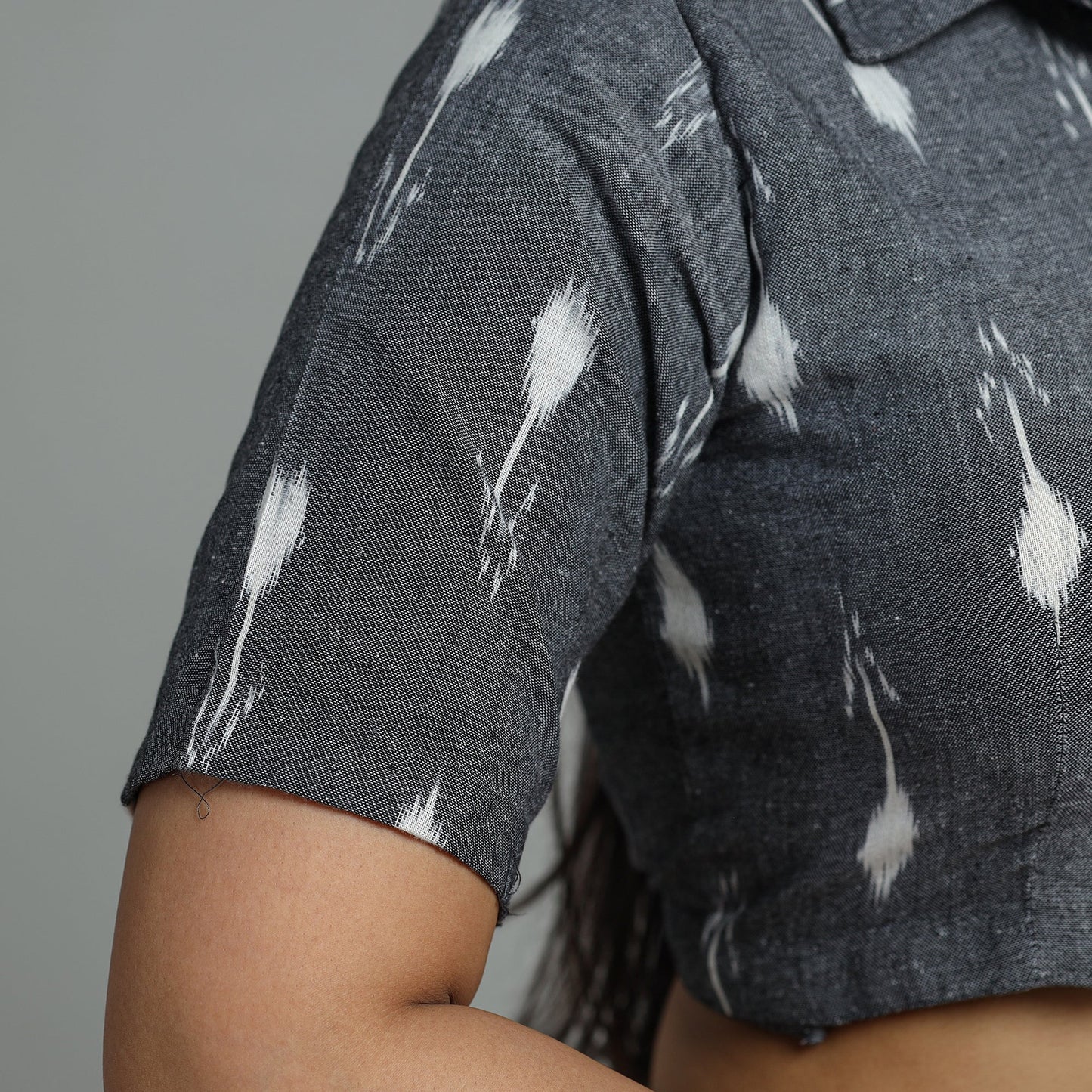 Buy Pochampally Ikat Cotton Stitched Blouse 21 