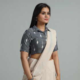 Buy Pochampally Ikat Cotton Stitched Blouse 21 