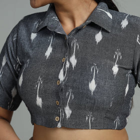 Buy Pochampally Ikat Cotton Stitched Blouse 21 