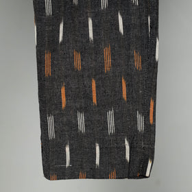 Grey - Pochampally Ikat Cotton Tapered Pant for Women