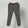 Grey - Pochampally Ikat Cotton Tapered Pant for Women