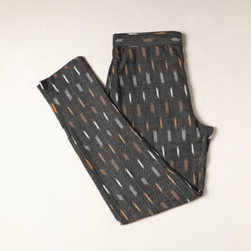 Grey - Pochampally Ikat Cotton Tapered Pant for Women