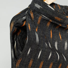 Grey - Pochampally Ikat Cotton Tapered Pant for Women