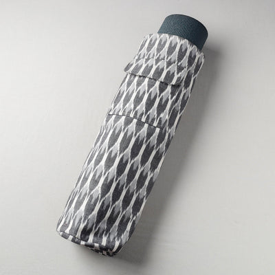 Grey Pochampally Ikat Cotton Yoga Mat Bag 