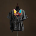 Pochampally ikat patchwork cotton kaftan (short) 30