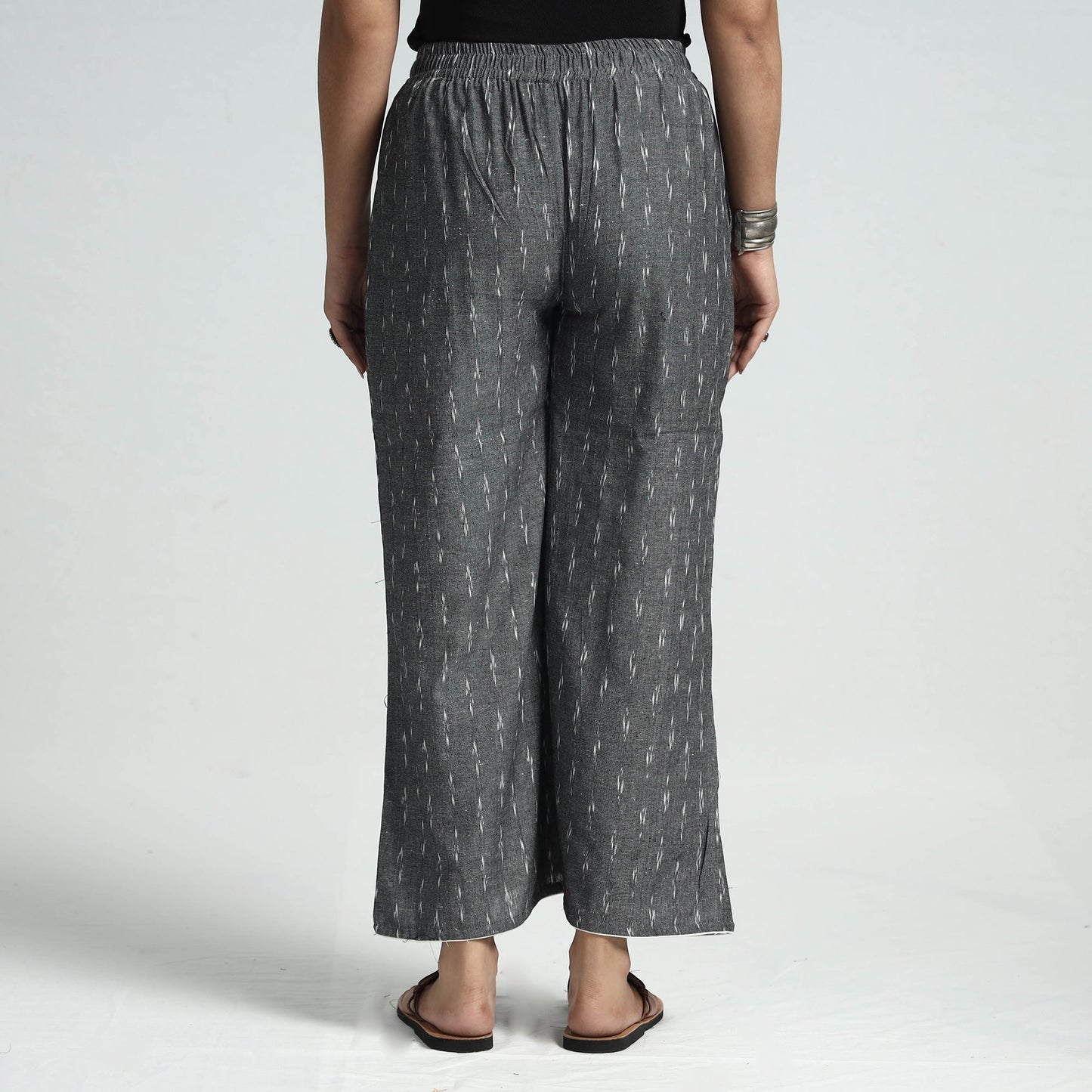  Kalamkari Block Printed Cotton Elasticated Palazzo 