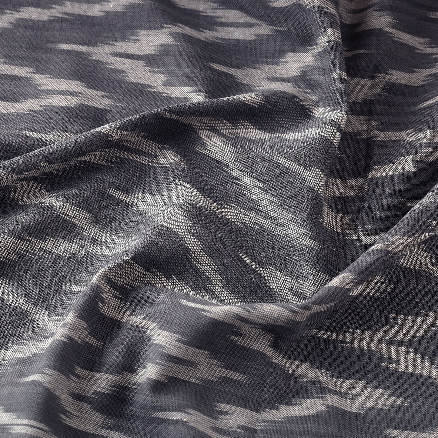 Pochampally ikat weave cotton fabric - handcrafted