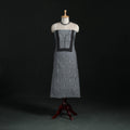 Pochampally ikat weave cotton patchwork unstitched kurta