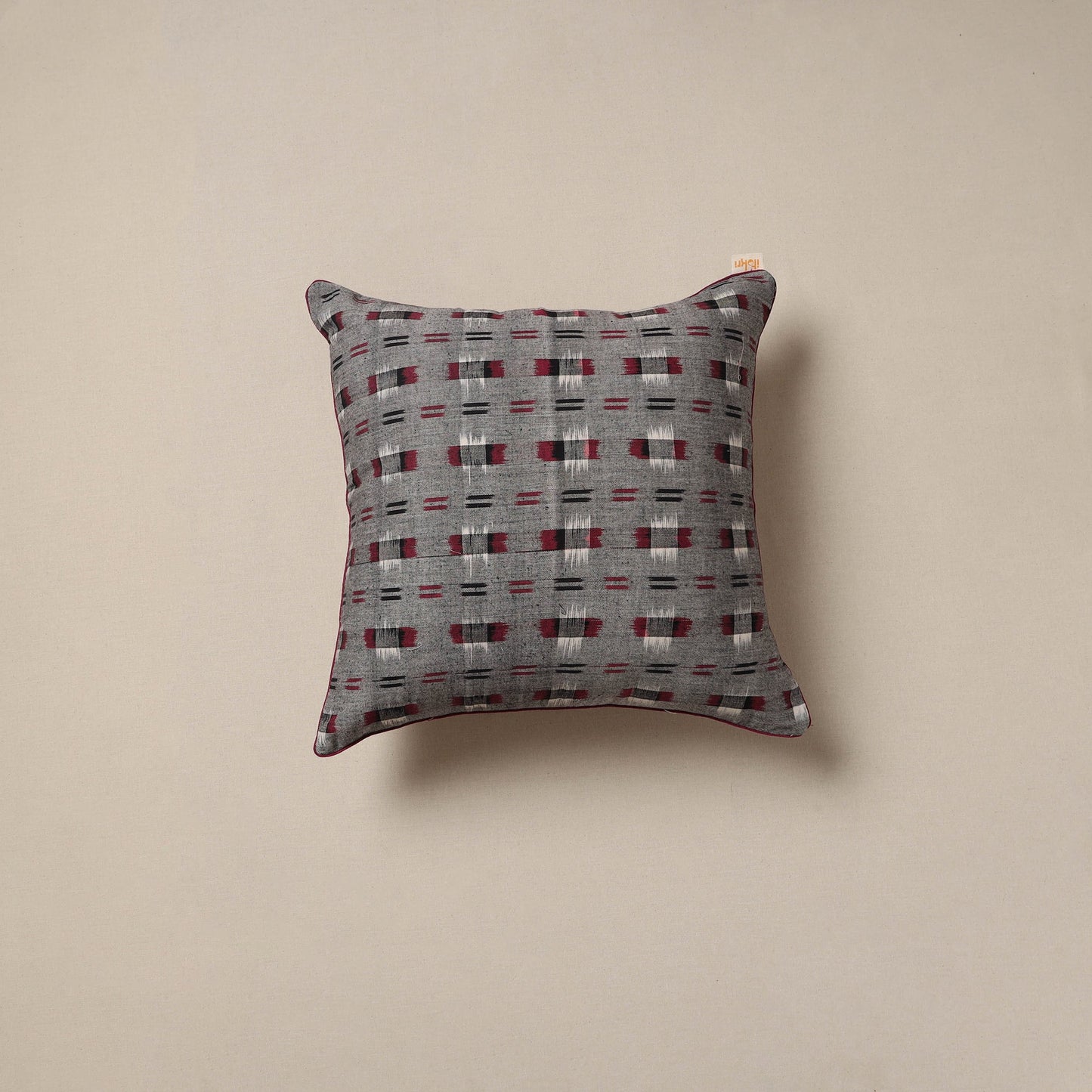 Pochampally ikat weave cushion cover 33 - handcrafted