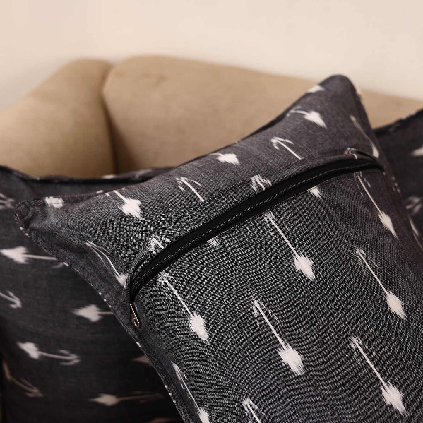 Pochampally ikat weave pillow covers (set of 2) 21