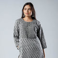Buy iTokri Casuals - Pochampally Ikat Weave Pintuck Cotton Long Kurta Online at iTokri.com
