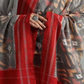  Pochampally Missing Ikat Weave Cotton Handloom Dupatta 46 