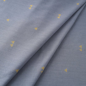 Grey Prewashed Cotton Jacquard Fabric