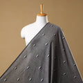 Grey Prewashed Cotton Jacquard Fabric