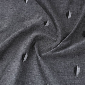 Grey Prewashed Cotton Jacquard Fabric