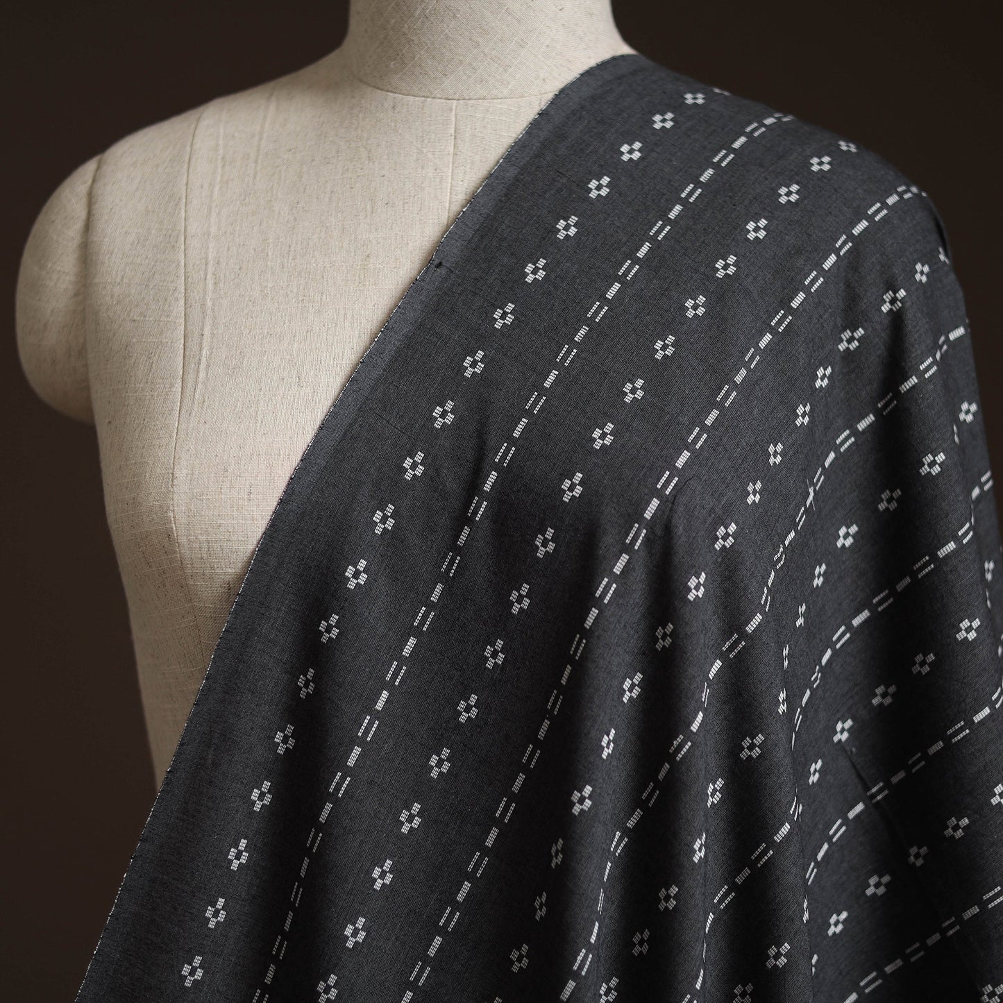 Prewashed cotton jacquard fabric 15 - handcrafted