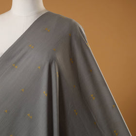 Grey - prewashed cotton jacquard fabric 19 - handcrafted