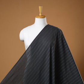 Grey - prewashed cotton jacquard fabric 25 - handcrafted