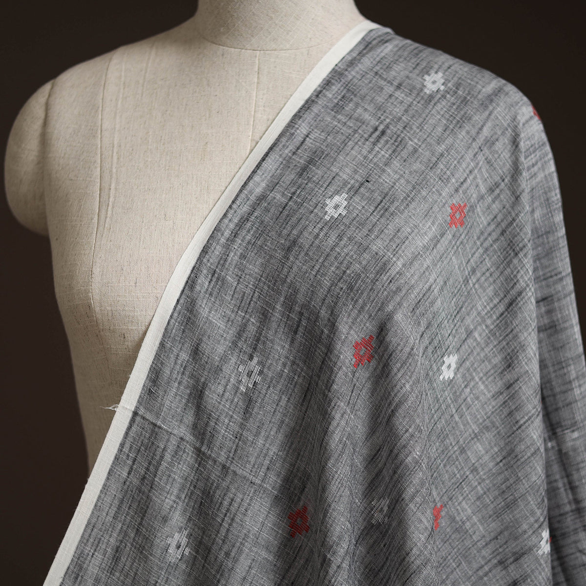 Prewashed cotton jacquard fabric 33 - handcrafted