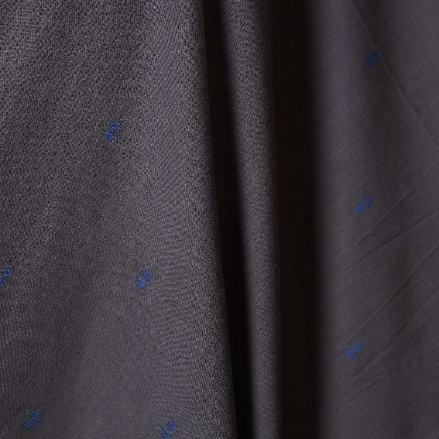 Grey - prewashed cotton jacquard weave fabric 13