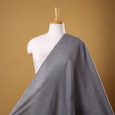 Grey - prewashed cotton jacquard weave fabric 47