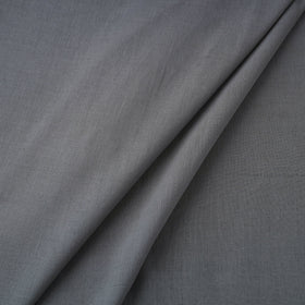 Grey Prewashed Cotton Plain Fabric